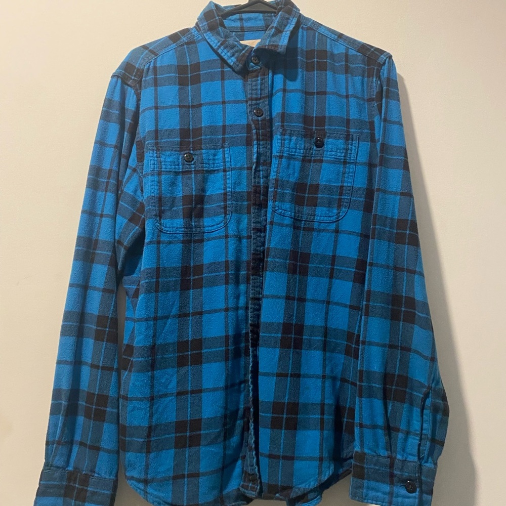 American Eagle Blue Flannel